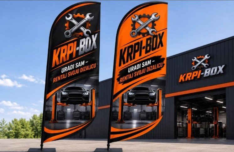 KRPI BOX radni prostor sa auto-dizalicom